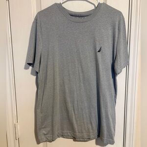 Nautica Men's Light Gray Short Sleeve Tee